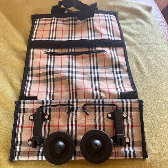 BURBERRYS inspired vintage canvas shopping cart - Picture 4 of 6